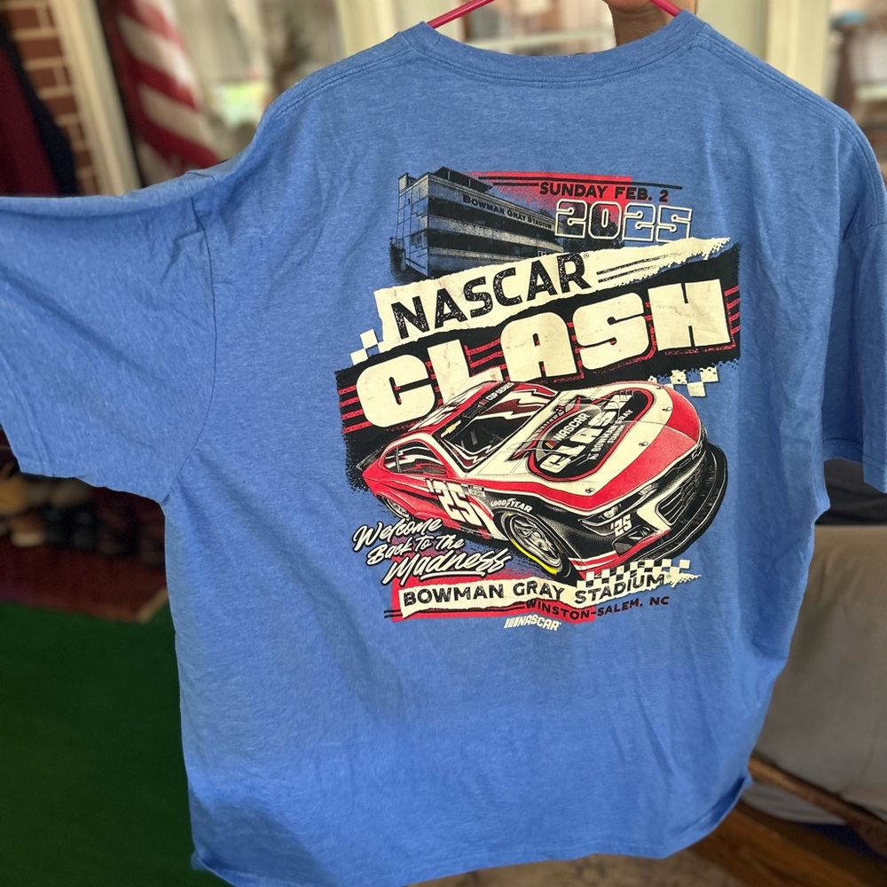 Blue NASCAR Clash Graphic T-Shirt